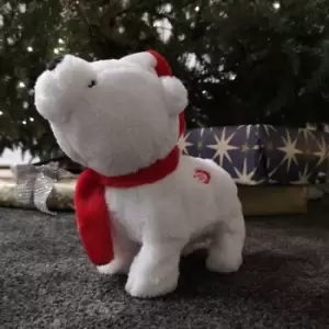 Image of Samuel Alexander - 24cm Battery Operated Animated Musical Walking Plush Christmas Polar Bear