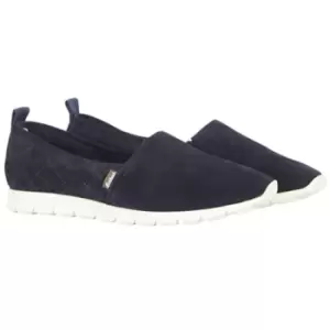 Image of Barbour Mens Nova Shoes Navy Suede 5