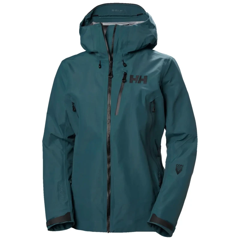 Image of Helly Hansen Womens waterproof jacket Helly Hansen Odin 9 Worlds 3.0 Vert Female XS