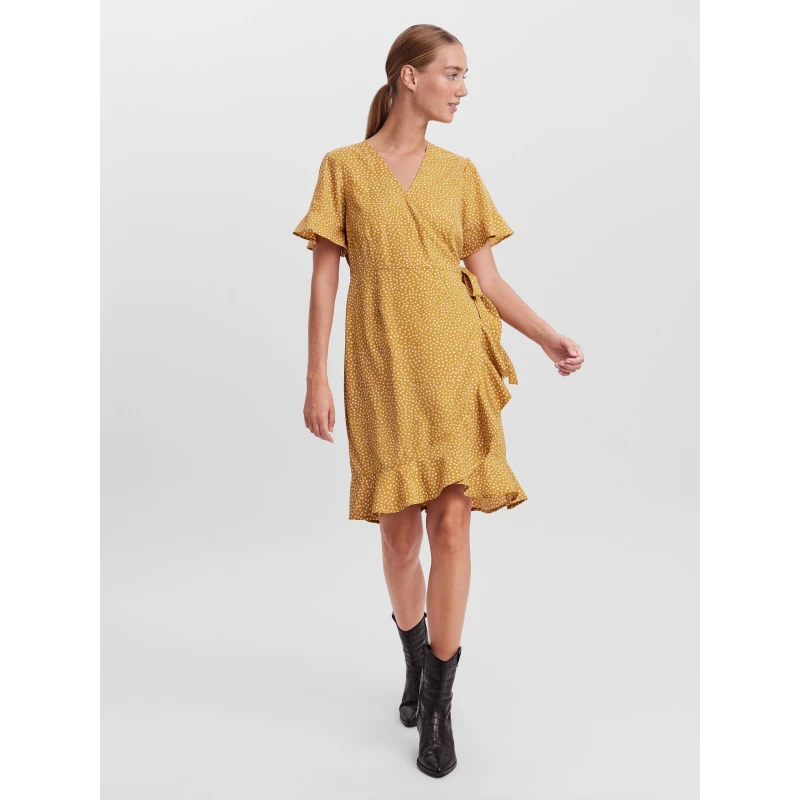 Image of VERO MODA Henna Dress - Yellow Yellow 8