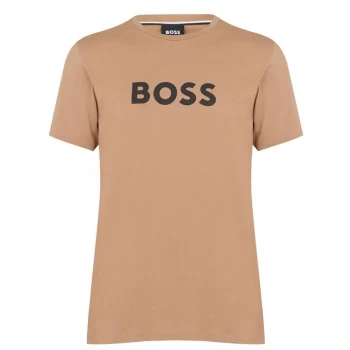 Image of Boss RN Logo T Shirt - Beige
