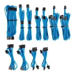 Image of Corsair Type 4 Gen 4 PSU Blue Sleeved Cable Pro Kit