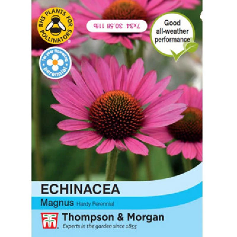 Image of Thompson & Morgan Echinacea Purpurea Magnus 1 Seed Packet (25 Seeds)