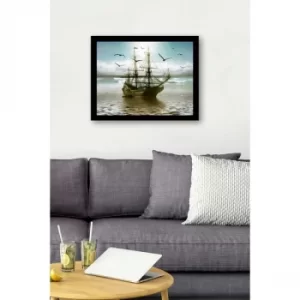 Image of SC0537 Multicolor Decorative Framed MDF Painting