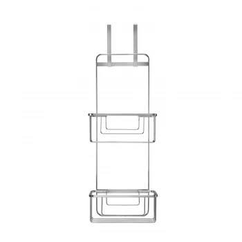 Image of Chrome 2 Tier Hanging Shower Caddy - Croydex