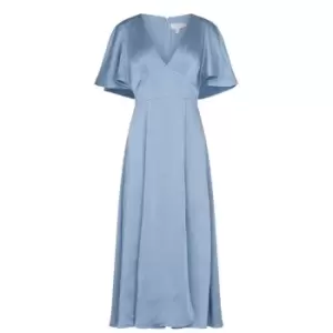 Image of Ted Baker Immie Satin Dress Womens - Blue