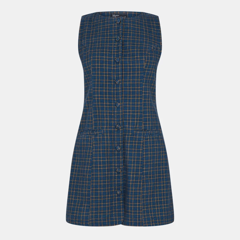 Image of Nobodys Child Womens Ned Mini Dress Blue female 12 (M)