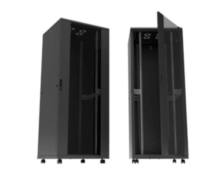 Image of LogiLink D32S68B rack cabinet 32U Freestanding rack Black