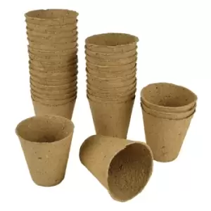 Image of Gro-Sure Fibre Pots Round 6cm 24 Pack