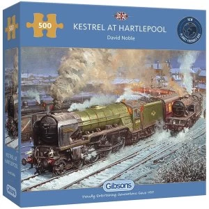Image of Gibsons Kestrel at Hartlepool 500 Piece Jigsaw Puzzle