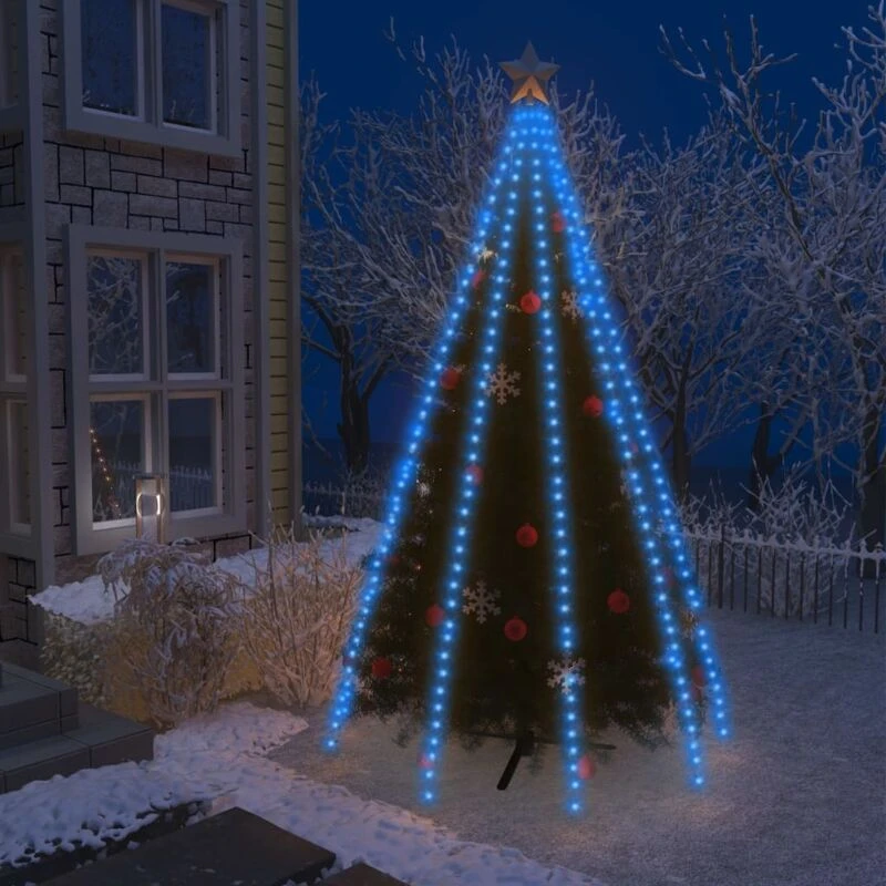 Image of VIDAXL Christmas Tree Net Lights with 400 LEDs Blue 400cm Vidaxl 8720286434628
