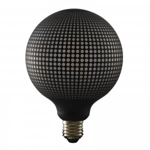 Image of TCP 1 pack Screw E27/ES 100lm LED Decorative Black Dots Light Bulb Non Dimmable Glass, Plastic, Metal