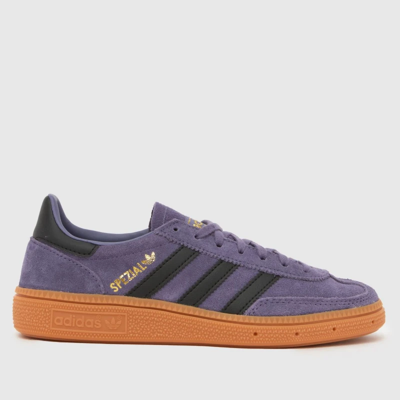 Image of adidas Originals Junior Handball Spezial Shoes Violet/Black unisex 3 (35.5)