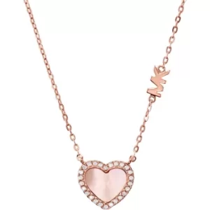 Image of Ladies Michael Kors Love Sterling Silver Necklace