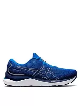 Image of Asics Gel-Cumulus 24, Blue/White, Size 8.5, Men