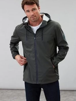 Image of Joules Portwell Coat, Green, Size 2XL, Men