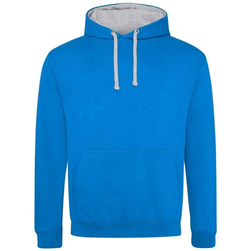 Image of AWDis AWDis Men Varsity Hoodie in Baby Blue Size: X-Small Baby Blue XS Male 5063470436422