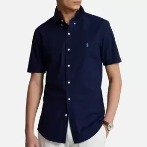 Image of Polo Ralph Lauren Slim-Fit Stretch-Cotton Poplin Shirt - S