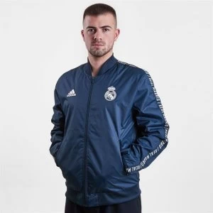 Image of adidas Real Madrid Track Top Mens - Tech Onix