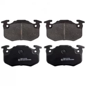 Image of Brake Pad Set 16189 by Febi Bilstein Rear Axle
