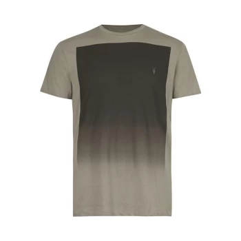 Image of AllSaints Lobke Gradient Short Sleeve Crew - PAVILLION GREY