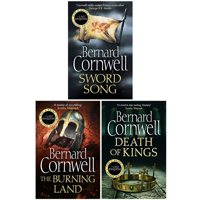 Image of The Last Kingdom Saxon Tales Series 4-6 Books Collection Set By Bernard Cornwell Bernard Cornwell Books