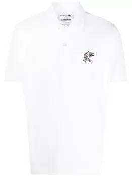 Image of LACOSTE x Netflix Sex Education Polo Shirt White