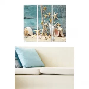 Image of MDFDRMRN05 Multicolor Decorative MDF Painting (3 Pieces)