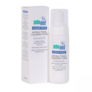 Image of Sebamed Clear Face Antibacterial Cleansing Foam for Acne Prone Skin PH 5.5 150ml