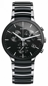 Image of RADO Centrix Chronograph Black Ceramic Bracelet Watch