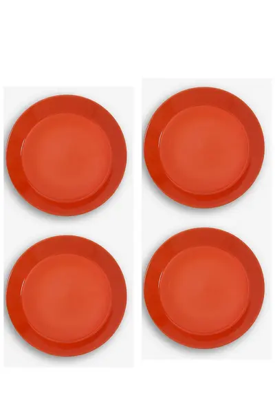 Image of Sur La Table Colour Me Happy Set of 4 Side Plate 20.5cm Orange Orange