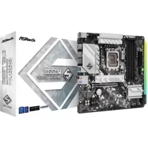 Image of Asrock B660M STEEL LEGEND Intel LGA1700 DDR4 Micro ATX Motherboard