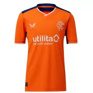 Image of Castore Rangers Third Shirt 2022 2023 Junior - Orange