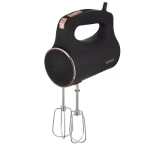 Image of Tower T12061RG Cavaletto 300W Hand Mixer - Black and Rose Gold