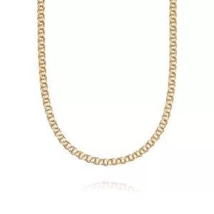 Image of Daisy London 18ct Gold Plate Double Curb Chain Necklace 18ct Gold Plate