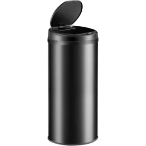 Image of Automatic Sensor Dustbin 30L 40L 56L Waste Bin Kitchen Stainless Steel Trash Can Black