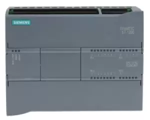 Image of Siemens S7-1200 PLC CPU - 14 (Digital Input, 2 switch as Analogue Input) Inputs, 10 (Digital Output, Relay Output)