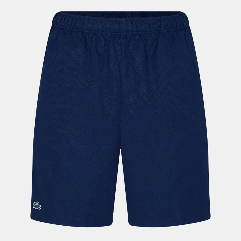 Image of Lacoste Mens Woven Tracksuit Shorts Navy Blue male XS
