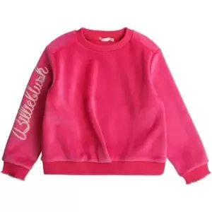 Image of Billieblush Kids Girl Pink Sweatshirt - Red