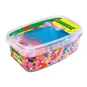 Image of SES CREATIVE Beedz Iron-On-Beads Horse & Butterfly Pegboards, with Perfume 5000 Iron-On Beads, 5 Years and Above (06311)