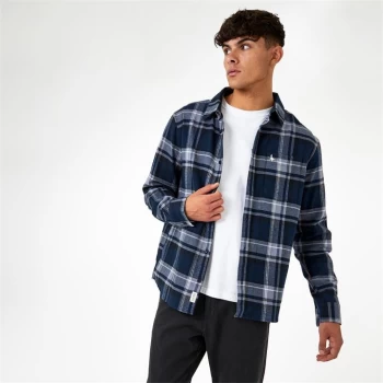 Image of Jack Wills Flannel Check Shirt - Navy Check