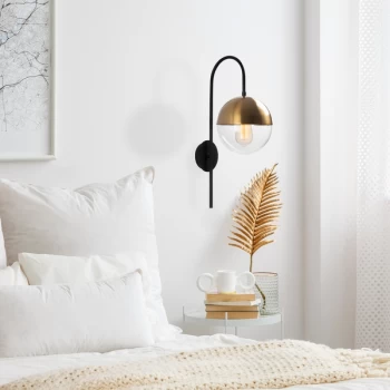 Image of Bastos - 3055 Black Vintage Wall Lamp