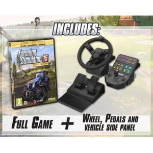 Image of Farming Sim 2015 Gold Edition Wheel Pedals Side Panel PC Game