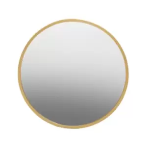 Image of Interiors By Ph Matte Gold Finish Wall Mirror