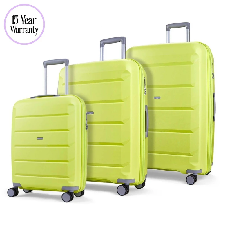 Image of Rock Tulum Cabin Suitcases Lime TR-0239-LIM-S