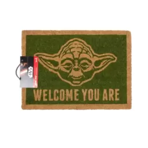 Image of Star Wars Official Door Mat (60 x 40cm) (Yoda)