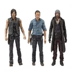 Image of Daryl, Rick & Jesus (The Walking Dead) Allies Deluxe Box Set Figures
