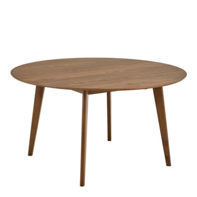 Image of Furniture To Go Roxby Round Dining Table In Walnut 140X76Cm
