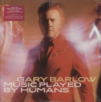 Image of Gary Barlow Music Played By Humans - Red Vinyl - Sealed 2020 UK 2-LP vinyl set 351693-9