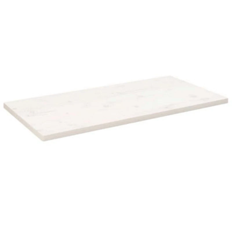 Image of VIDAXL Vidaxl - Table Top White 110x60x2.5cm Solid Wood Pine Rectangular 8720845799700